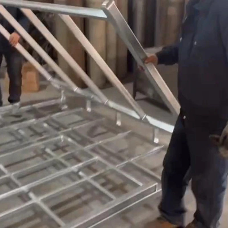 Collapsible Galvanized Stack Rack